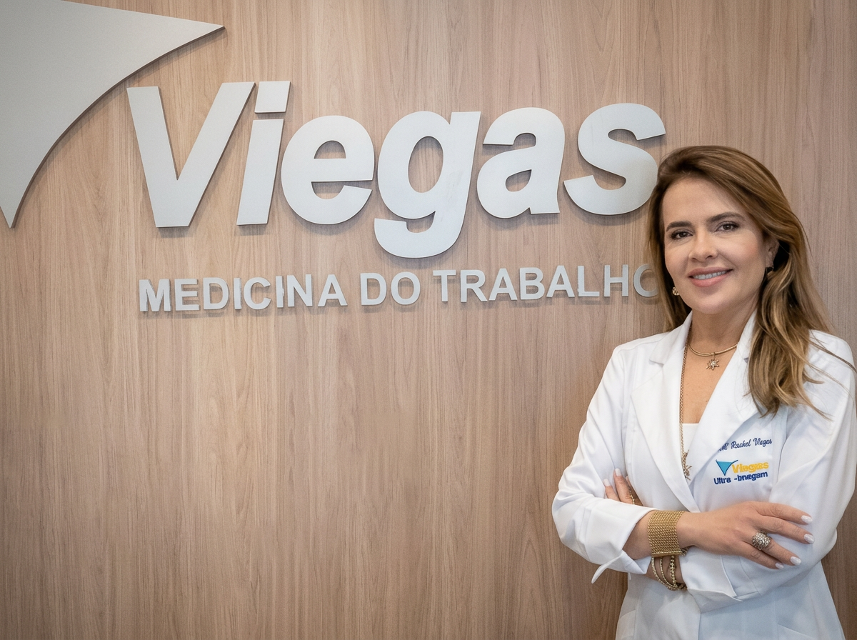 Dra. Maria Rachel na recepção da Ultra-Imagem Viegas